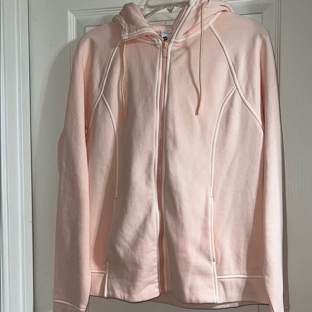 All in Motion Pink Long Sleeve Zip-Up Hoodie